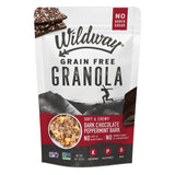 Wildway Keto Granola with Organic Ingredients | Dark Chocolate Peppermint Bark | Grain-Free, Gluten-Free Cereal | Vegan, Low Carb & No Sugar Added |