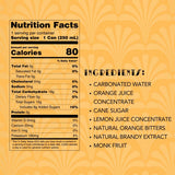 Blind Tiger Sidecar Mimosa 4-Pack | Orange, Lemon & Bitters Non-Alcoholic Sparkling Mocktail| Crafted with Natural Ingredients | Mixers, Cocktails