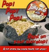 Jiffy Pop Stove Top Popcorn, Three Pack