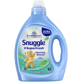 Snuggle SuperFresh Fabric Softener Liquid, Ultra Concentrated, 78.8 Oz, 150 Medium Loads, Morning Breeze Fabric Conditioner, Lasting Scent, Fights