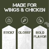 WarPig BBQ SNAFU Elite BBQ Sauce - Sweet Pineapple Orange Chipotle Glaze for Chicken & Poultry - Mahogany Finish Texas Style Barbecue Sauce
