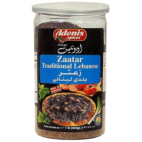 Adonis - Zaatar, Traditional Lebanese Seasoning Bleand, 1 Pound (454g)