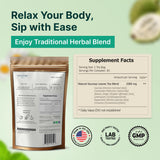 Soursop Tea Leaves bags - Pure Graviola Leaf, Peppermint, Chamomile & Cinnamon - All natural, Dye-free bag - Herbal Tea for Health, Refreshing Brew