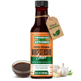 Physician in the Kitchen Vegan Worcestershire Sauce,10oz, Natural, No Gums