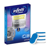 Infiniti Clean Washing Machine Cleaner Tablets 24 Pack - 16.9oz Washing Machine Cleaner Top Load, Septic Safe Washer Machine Cleaner Tablets, HE