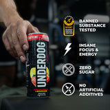 Underdog Performance Energy Drink, Strawberry Lemonade, Nootropics, Green Tea Extract, Citrulline, Clean, Sugar Free Fast & Slow Release 249mg