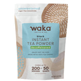 Waka Instant Black Tea Mix Pouch, Decaffeinated - 100% Tea Leaves, No Additives, Unsweetened Tea Powder for 50 Quarts or 200 Cups - Easy Quick Hot