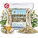 7 Azahares Herbal Tea - 4 oz Loose Leaf Calming Tea Blend - Passion Flower, Valerian, Linden, Orange Blossom, Lemon Balm & More - 100% Natural, Vegan