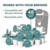 trücup Low Acid Medium Roast Coffee Pods - 48 Count Single Serve K-Cups for Keurig, Gentle on Stomach, Medium Roast