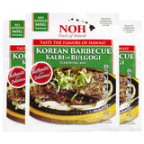 NOH Korean Barbecue (Kal Bi or Bulgogi) Seasoning Mix, 1.5 oz Packet (Pack of 3) - Authentic and Delicious Korean BBQ Seasoning for Sweet & Savory