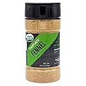 FreshJax Organic Ground Fennel Seed Powder 3.9oz | Sweet Aromatic Spice for Italian Sausage, Pork, Chicken, Curries, Soups, Baking Bread, Pasta Sauce