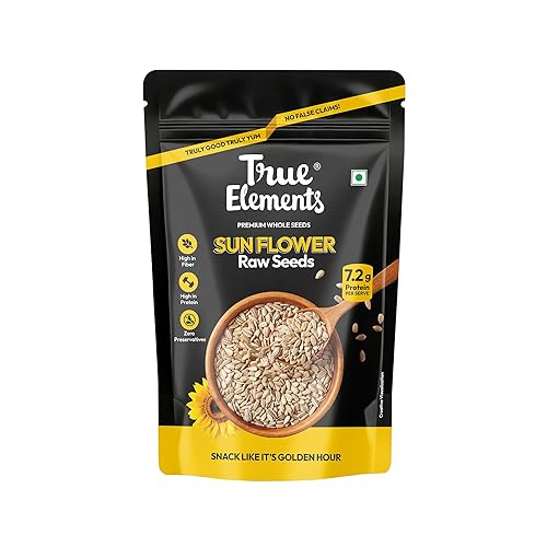 True Elements Raw Sunflower Seeds, 500g