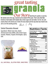 Olde Man Granola Gluten Free Granola - Non-GMO Healthy Granola Cereal - Soft Whole Grain Oats, Butter, Brown Sugar - Handmade in Colorado (Apple