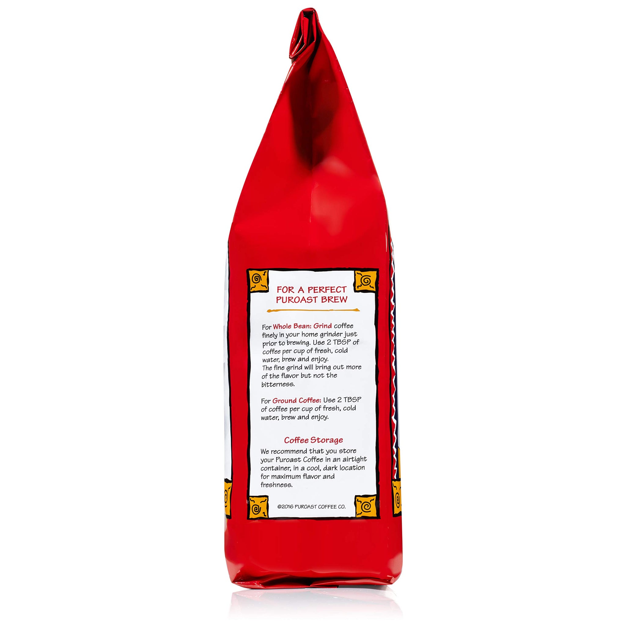 Puroast Low Acid Coffee Decaf Whole Bean | Decaf French Roast Whole Bean | Dark Roast | High Antioxidants & High pH |No Bitter Aftertaste | Reduced