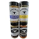 Seasoning Set by KINDERs Pantry Essentials, 4 Pack, 10.5 oz The Blend, 9.5 oz Buttery Steakhouse, 9.5 oz Woodfired Garlic, 9.4 oz Cowboy Butter