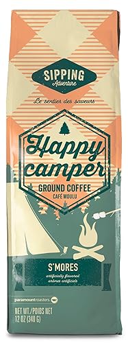 Paramount Roasters Ground Coffee (Happy Camper, S'Mores Flavored Coffee)