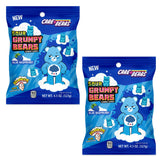 WARHEADS Care Bears - Sour Grumpy Bears - Blue Raspberry Flavor - 4.5 oz. Bags - 2 Pack
