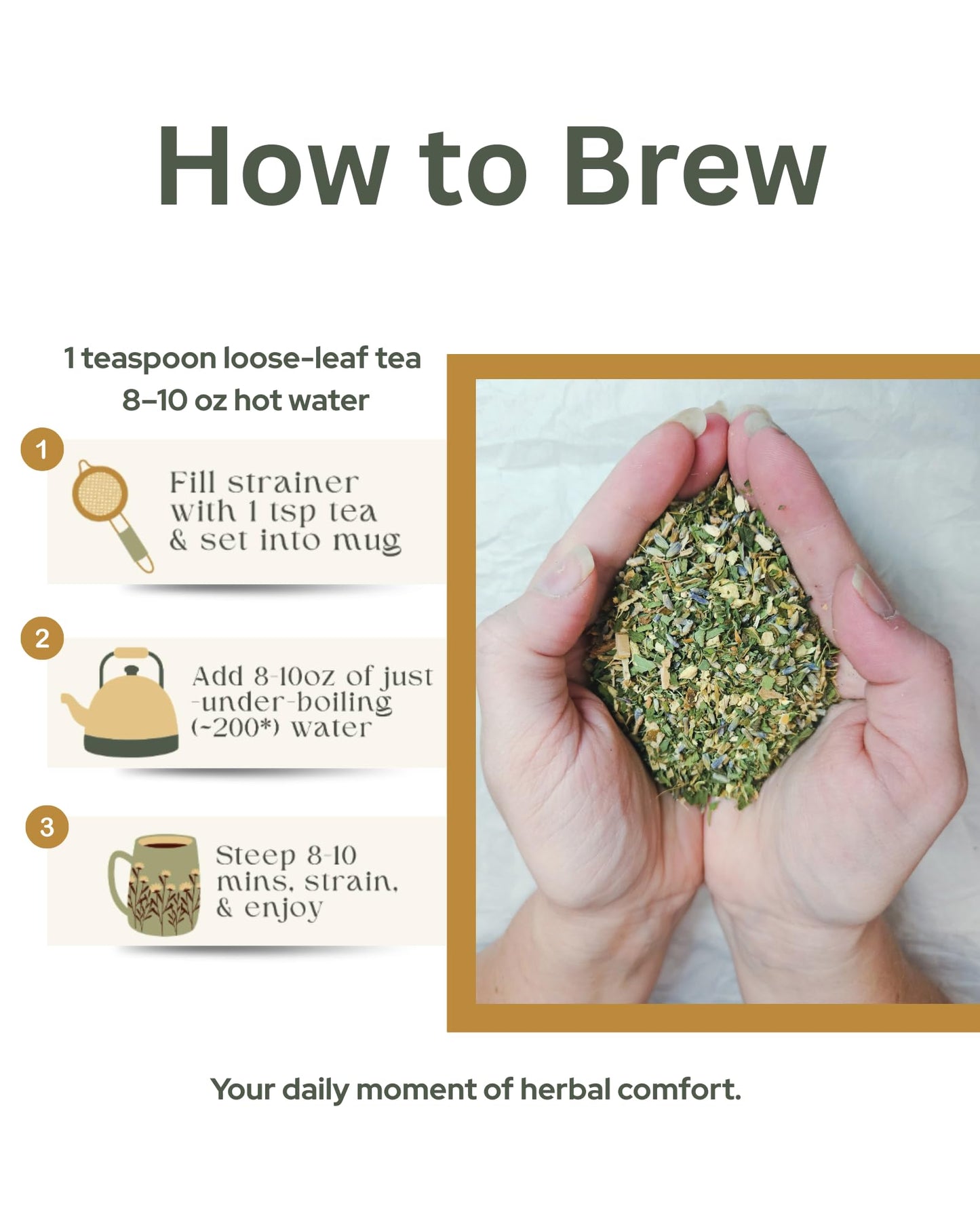 The Good Village Co. Achy Body Blend Loose Leaf Herbal Tea, Caffeine Free Botanical Tea with Peppermint, Lavender, Ginger, White Willow Bark