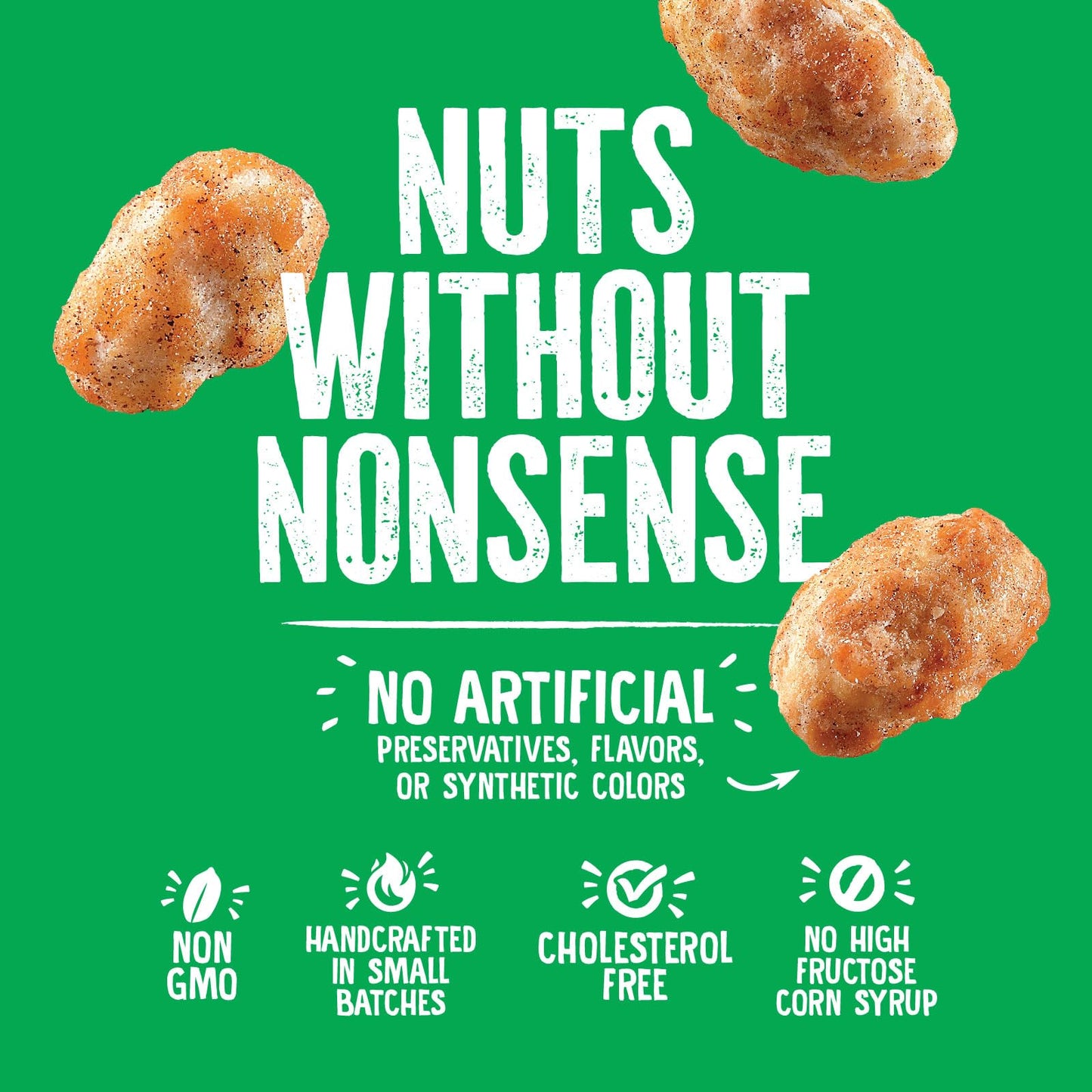 Emerald Nuts Honey Glazed XL Virginia Peanuts (1-Pack) | 10 Oz Resealable Bag | Kosher Dairy Certified, Non-GMO, Contains No Artificial Preservatives