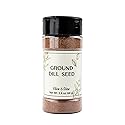 Olive & Vine Ground Dill Seed, Earthy Flavor, For Pickling & Dressings, Rich Tradition, Authentic Taste, For Global Recipes (2.4 Ounce)