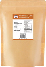 52USA Organic Star Anise, 4 Ounce (Pack of 1), NON-GMO Verified Chinese Star Anises Whole, Dried Star Anise Pods for Tea and baking