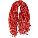 Dee Best Strawberry Flavored Red String Licorice Candy | Mouthwatering Soft, Chewy Extra Long Shoestring Licorice Vine Laces Old Fashioned Candy |