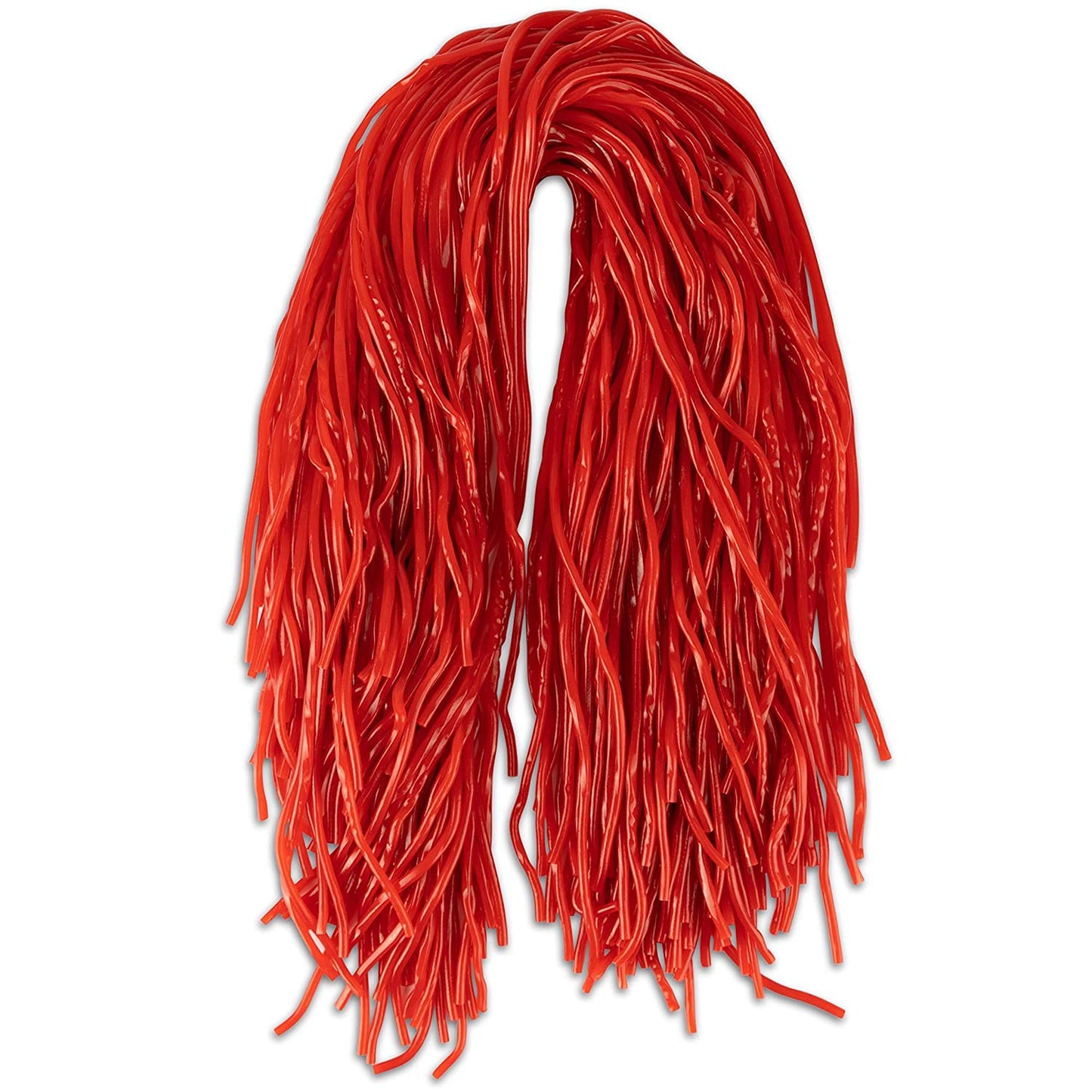 Dee Best Strawberry Flavored Red String Licorice Candy | Mouthwatering Soft, Chewy Extra Long Shoestring Licorice Vine Laces Old Fashioned Candy |