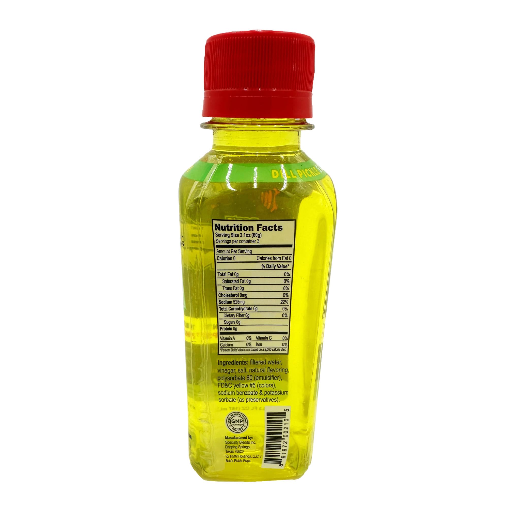Bob's Pickle Potion #9 - Electrolyte Pickle Shot - Rehydration & Cramp Relief - Sports Drink Shot Zero Caffeine & Gluten-Free, 6.3 Oz. (Pack of 1