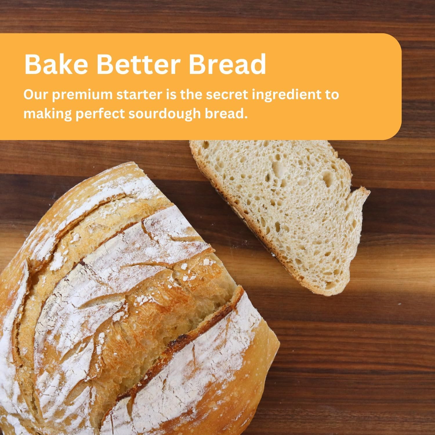 Better Bread Premium Heirloom Sourdough Starter Culture So Blessed Heirloom Style Freeze Dried Starter Culture for Baking Sourdough Bread | Perfect