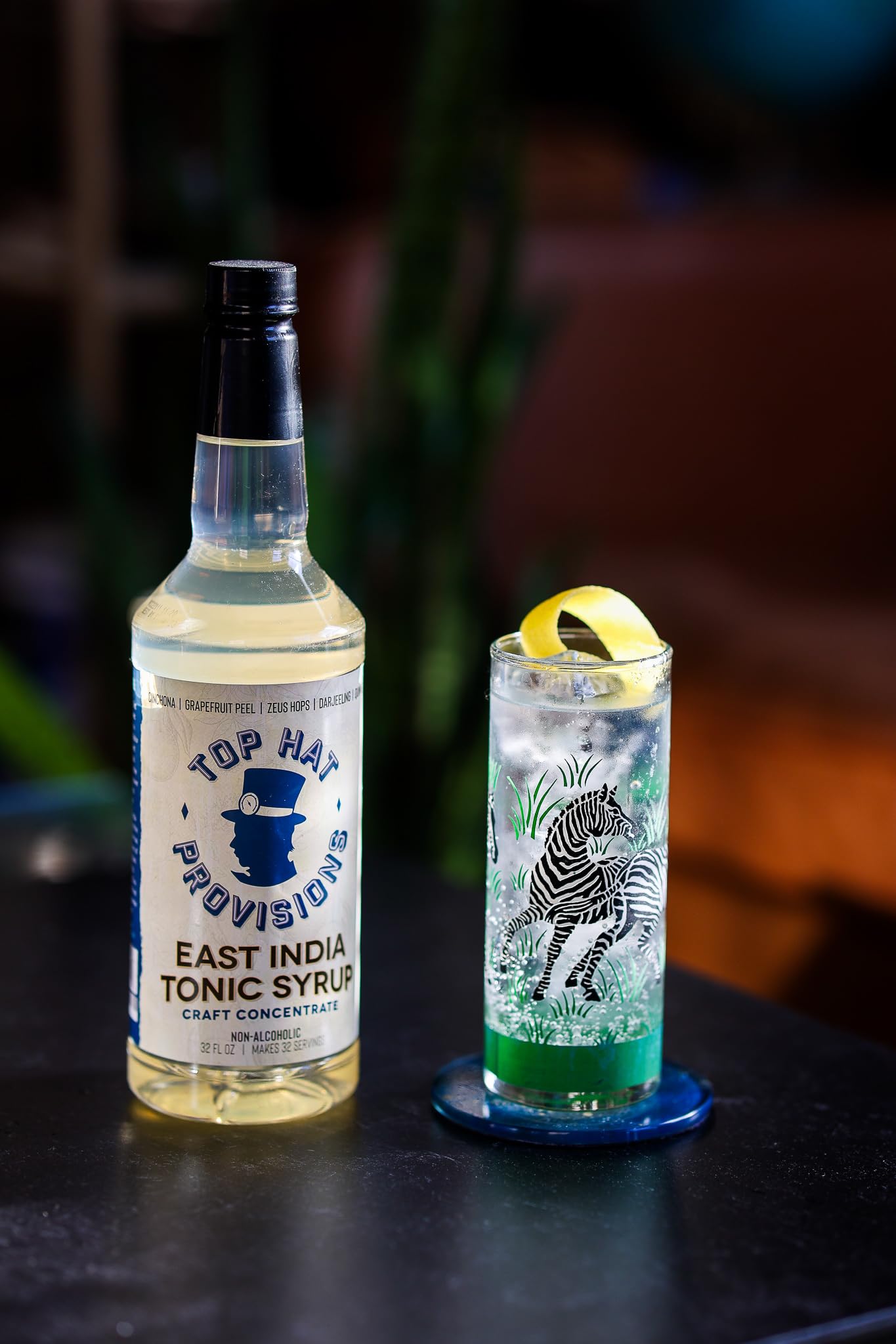 Top Hat Sober Curious Mixology Combo Kit - Mocktail Mixer Gift Set - Extra Spicy Ginger Beer Syrup, East India Tonic Syrup, Ruby Go Wild Paloma