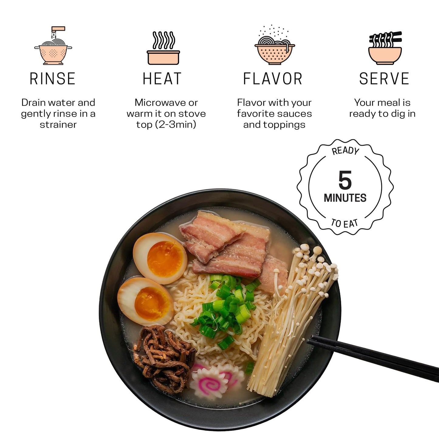 Well Lean Organic Konjac Shirataki Noodles, 12-Pack (24 Serving), Gluten-Free, Keto-Friendly, Low Carb, Low Calorie, 100% Plant-Based, 5 Cal, 2g Carbs