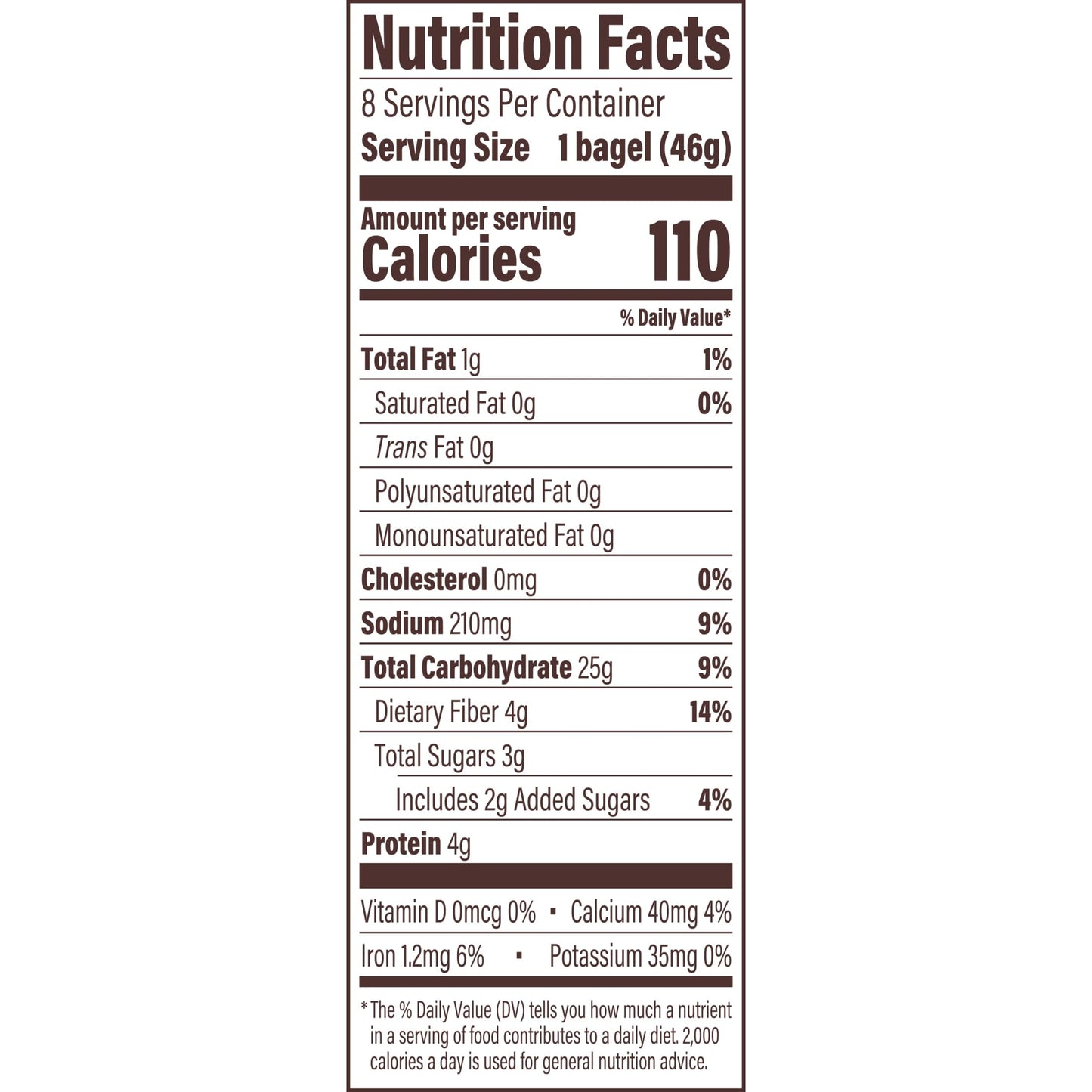 Thomas' Plain Bagel Thins, 8 Pre-Sliced Bagels with No High Fructose Corn Syrup, 13 Oz