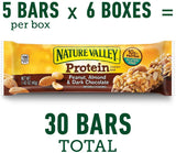 Nature Valley Chewy Granola Bar, Protein, Peanut, Almond and Dark Chocolate, Gluten Free, 1.4 Oz, 5 Bars (24 Boxes)