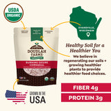 Organic Red Cornmeal Heirloom Red Dent Corn 1.5 lb - USDA Organic, Certified Clean, Non-GMO, Glyphosate Free - Biodynamic & Regeneratively Farmed