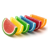 NY Spice Shop Assorted Fruit Slices Candy - 8 Ounce Assorted Chewy Fruits Slices Jelly Candy - Tropical & Citrus Flavors Jelly Fruits Bulk Candies