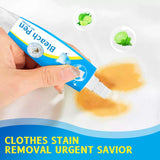 2PCS Bleach Pen?Bleach gel for Clothing, Portable bleach pen?More effective stain removal?Accessories,Instantly Remove New Stains