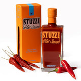Stuzzi Premium Italian Hot Sauce, Small-Batch Craft Sauce, Dried Campanian & Cayenne Peppers, Medium Heat on Pizza, Tacos + More,Vegan, Non-GMO,No