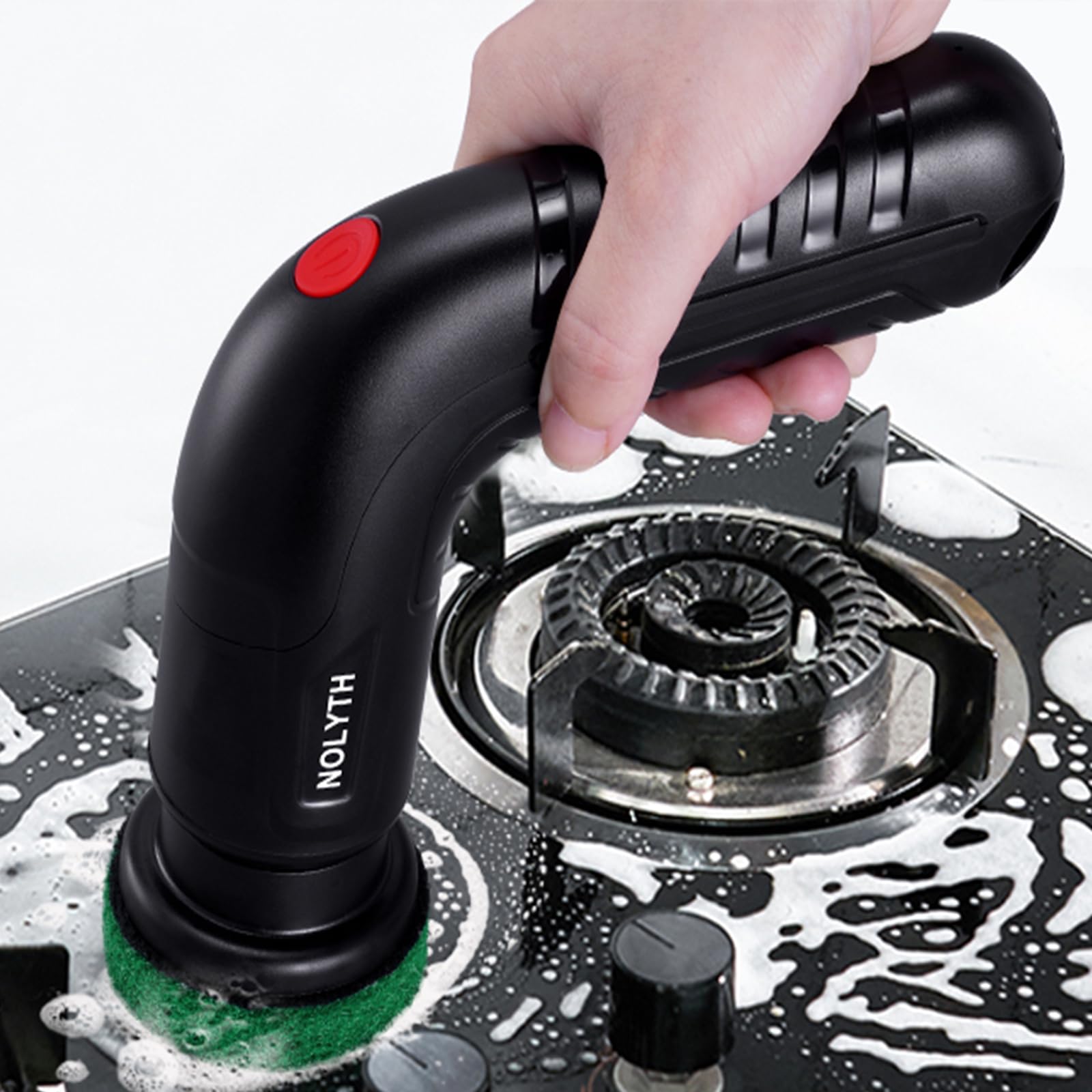 Electric Spin Scrubber Brush Heads Set for NOLYTH Power Spin Scrubber, 6 Pack Replaceable Brush Heads for Cleaning Corners Grout Stain on Stove