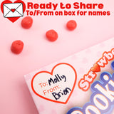 Strawberry Cookie Dough Bites, Limited Edition Movie Theatre Boxes, Festive Candy Gift, 3.1 Ounces (Pack of 3)