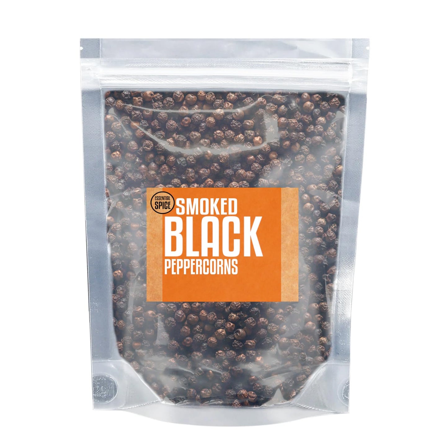 Essential Spice Smoked Whole Black Peppercorns, 4 oz Tin - Bold, Smoky & Aromatic Flavor - Whole Smoked Pepper for Grinders, Brines, Rubs & Gourmet