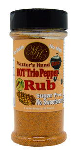 Master's Hand BBQ Seasonings (Trio Pepper Hot, 8 oz)