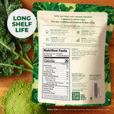 Gya Tea Co Kale Powder 1.1 lb (17.64 oz) 83 Servings, Dried Whole Leaf Kale Powder, Greens Superfood for Smoothies, Teas & Green Drink Mix - Non-GMO