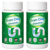 2pcs Pipe Dredge, Bubble Bombs Drain Cleaner, Powerful Sink and Drain Cleaner, Portable Powder Cleaning Tool, Super Clog Remover, Powder Agent