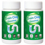 2pcs Pipe Dredge, Bubble Bombs Drain Cleaner, Powerful Sink and Drain Cleaner, Portable Powder Cleaning Tool, Super Clog Remover, Powder Agent