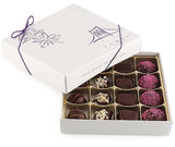 Chocolate Gift Box - Great for Holiday, Happy Birthday, Everyone Loves Chocolates (Purple Gift Box)