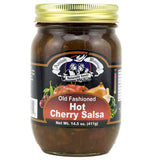 Amish Wedding Kettle Cooked Salsa, Thick and Chunky Pack of 2 14.5 ounce Jars, Hot Cherry