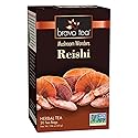 Bravo Tea Reishi Mushroom Herbal Tea, Caffeine Free 20 Tea Bags, 1 count