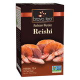 Bravo Tea Reishi Mushroom Herbal Tea, Caffeine Free 20 Tea Bags, 1 count