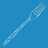 Amazon Basics Disposable Clear Plastic Forks, Premium Quality, BPA Free, for Everyday Use, 48 Count