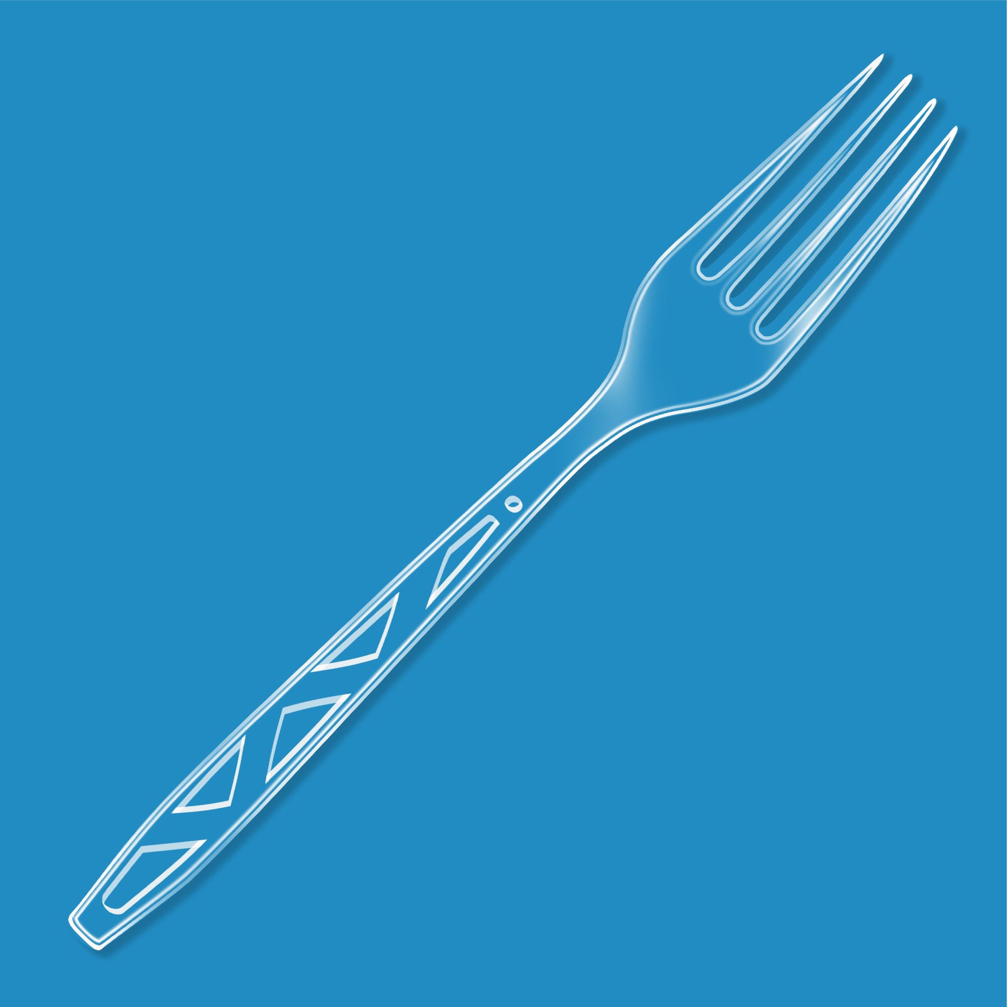 Amazon Basics Disposable Clear Plastic Forks, Premium Quality, BPA-Free, for Everyday Use, Party Supply, Events, 100 Count